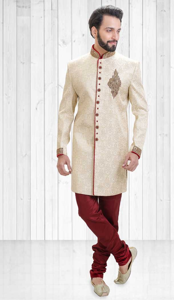 indo western suit design for man