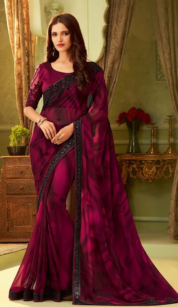 saree colour for night party